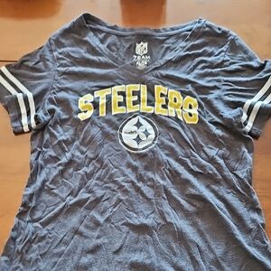 NFL Steelers Gray and Yellow Jersey